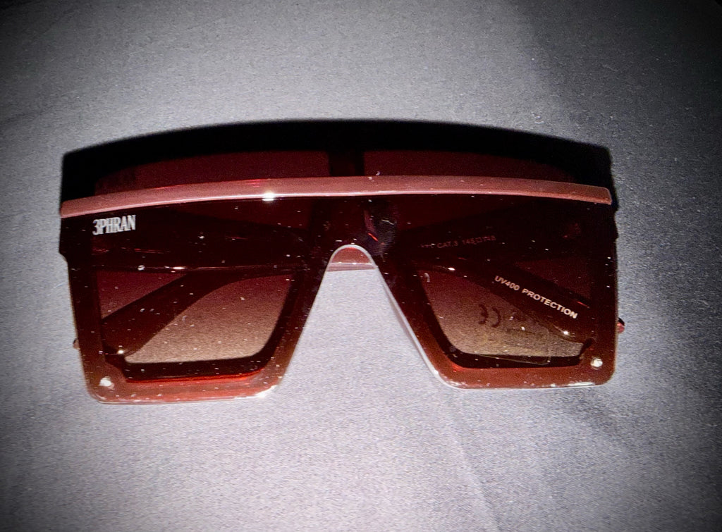 3PHRAN Oversized Square Sunglasses